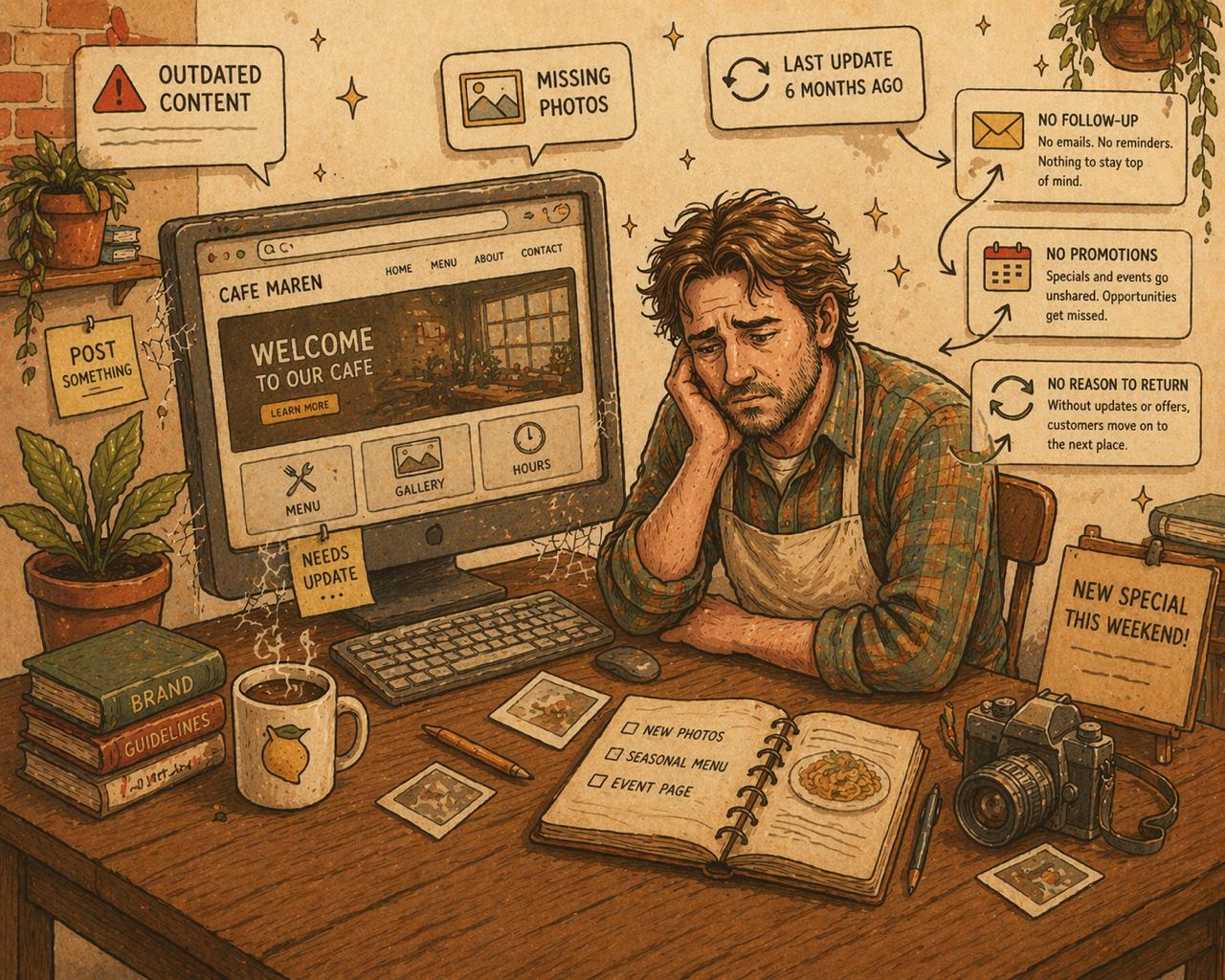 A website that's out of date