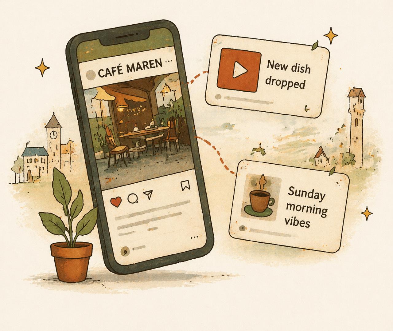 Content — people discover you